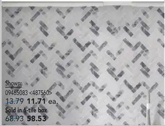 RONA mosaic and adhesive tiles offer