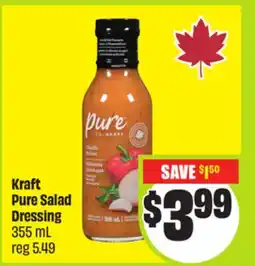 FreshCo Kraft Pure Salad Dressing 355 mL offer