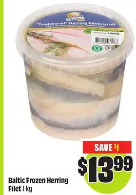 FreshCo Baltic Frozen Herring Filet 1 kg offer