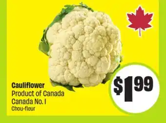 FreshCo Cauliflower Product of Canada Canada No. 1 offer
