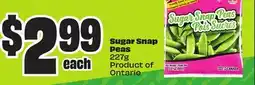 FreshCo Sugar snap Peas 227g Product of Ontario offer