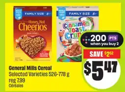FreshCo General Mills Cereal Selected varieties 526-778 g offer