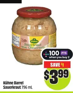 FreshCo Kuhne Barrel Sauerkraut 796 mL offer