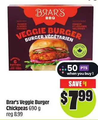 FreshCo Brar's Veggies Burger Chickpeas 690 g offer