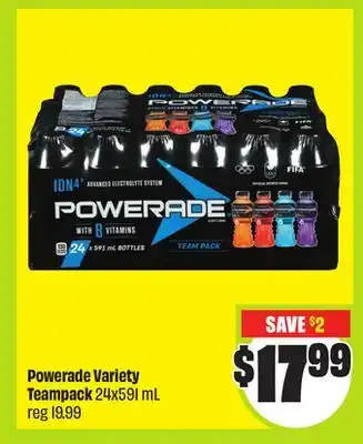 FreshCo Powerade Variety Teampack 24x591 ML offer