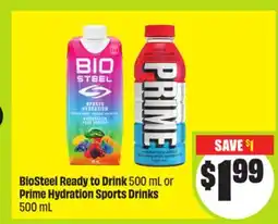 FreshCo Biosteel Ready To Drink 500 mL or Prime Hydration Sports Drinks 500 mL offer