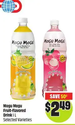 FreshCo Mogu Mogu Fruit-flavored Drink 1 L Selected Varieties offer