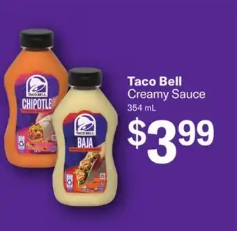 FreshCo Taco Bell Creamy Sauce 354 mL offer