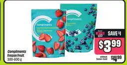 FreshCo Compliments Frozen Fruit 300-600 g offer