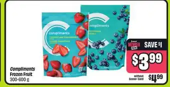 FreshCo Compliments Frozen Fruit 300-600 g offer