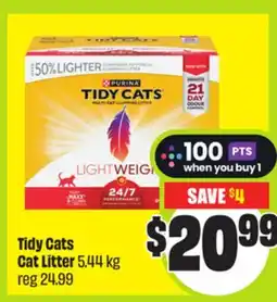 FreshCo Tidy Cats Cat Litter 5.44 kg offer