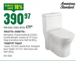 BMR TOILETTE  COSETTE  offer