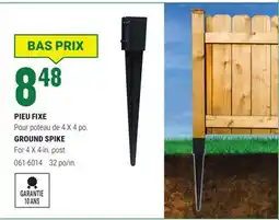 BMR PIEU FIXE offer