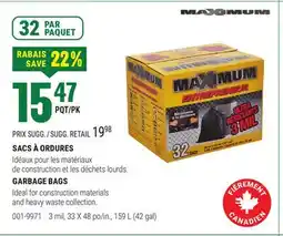 BMR SACS À ORDURES offer