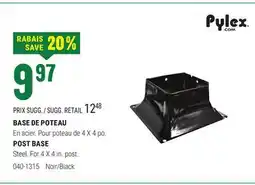 BMR BASE DE POTEAU offer