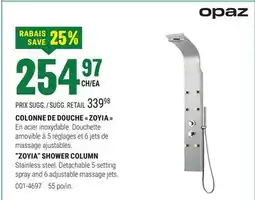 BMR ZOYIA SHOWER COLUMN offer