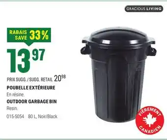 BMR POUBELLE EXTÉRIEURE offer