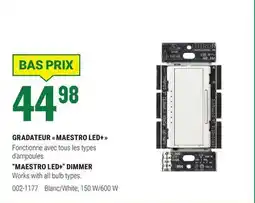 BMR GRADATEUR  MAESTRO LED+ offer