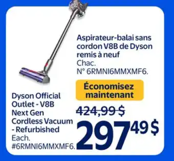 Walmart Dyson Official Outlet - V88 Next Gen Cordless Vacuum - Refurbished offer