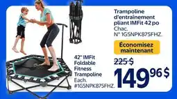 Walmart 42 mm Foldable Fitness Trampoline offer