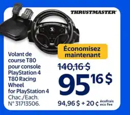 Walmart PlayStation 4 T80 Racing Wheel for PlayStation 4 offer