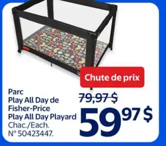 Walmart Parc Play All Day de Fisher-Price Play All Day Playard offer