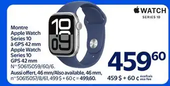 Walmart Apple Watch Series 10 GPS 42 mm offer