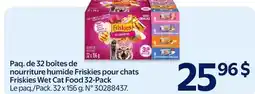 Walmart Friskies Wet Cat Food 32-Pack offer