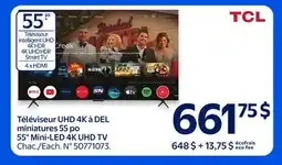 Walmart 55 Mini-LED 4K UHD TV offer