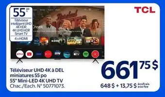 Walmart 55 Mini-LED 4K UHD TV offer