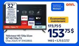 Walmart 32 HD 720p TV offer