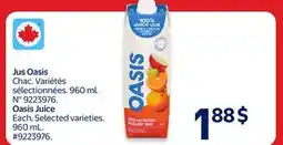 Walmart Oasis Juice offer