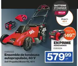Patrick Morin Self-Propelled Mower Kit, 40 V offer