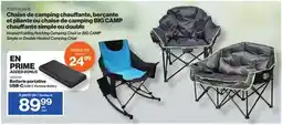 Patrick Morin Heated Folding Rocking Camping Chair or BIG CAMP Single or Double Heated Camping Chair offer