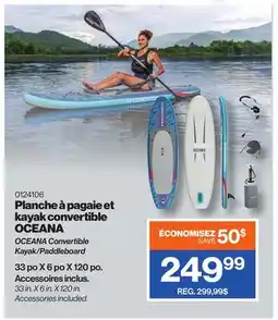 Patrick Morin OCEANA Convertible Kayak/Paddleboard offer