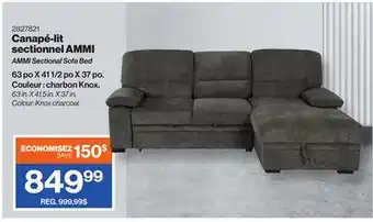Patrick Morin AMMI Sectional Sofa Bed offer
