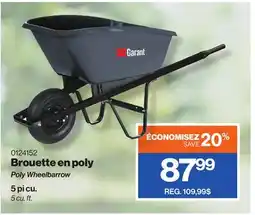 Patrick Morin Poly Wheelbarrow offer
