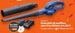 Patrick Morin Cordless Lithium-Ion Leaf Blower Kit offer