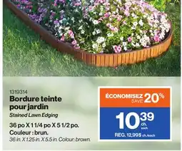 Patrick Morin Stained Lawn Edging offer