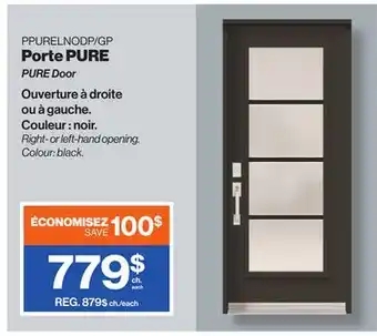 Patrick Morin PURE Door offer