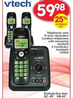 Rossy Cordless telephones with answering machine offer