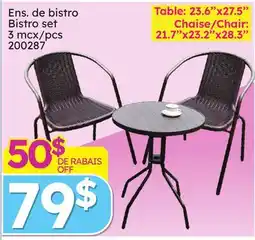 Rossy Bistro set offer