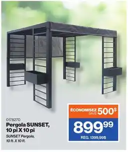 Patrick Morin SUNSET Pergola, 10 ft. X 10 ft offer