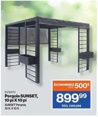 Patrick Morin SUNSET Pergola, 10 ft. X 10 ft offer