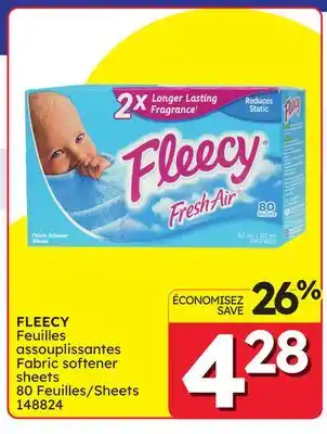 Rossy FLEECY Fabric softener sheets offer
