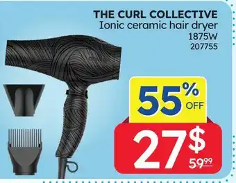 Rossy THE CURL COLLECTIVE Ionic ceramic hair dryer offer