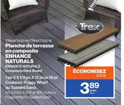 Patrick Morin ENHANCE NATURALS Composite Deck Board offer