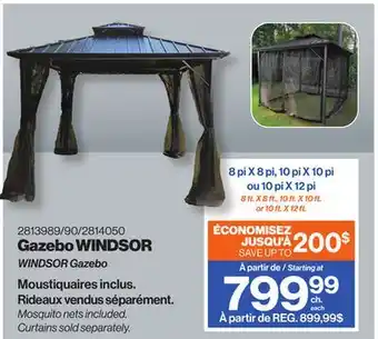Patrick Morin WINDSOR Gazebo offer