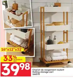 Rossy Rolling storage cart offer