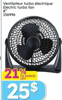 Rossy Electric turbo fan offer